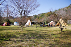 古法華自然公園キャンプ場で送別キャンプ