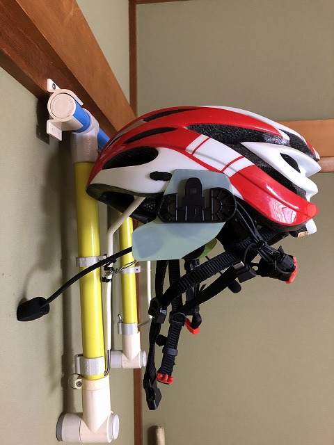 自転車インカム自作 ヘルメットにバイクインカム取り付け 自転車インカム自作 ヘルメットにバイクインカム取り付け